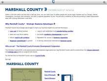 Tablet Screenshot of marshallcountyedc.org